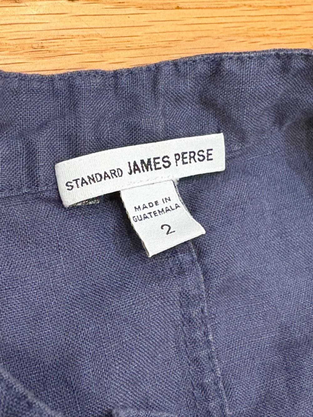 James Perse Sleeveless Navy Drawstring Linen Dress medium size US 6/8 - Picture 3 of 4
